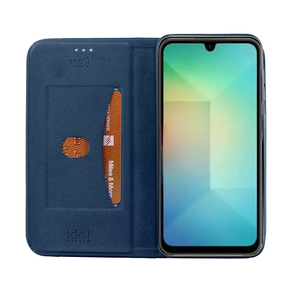IDOL 1991 ΘΗΚΗ SAMSUNG A26 5G A266 6.64" ELITE ANTI-RFID BOOK STAND BLUE - Image 7