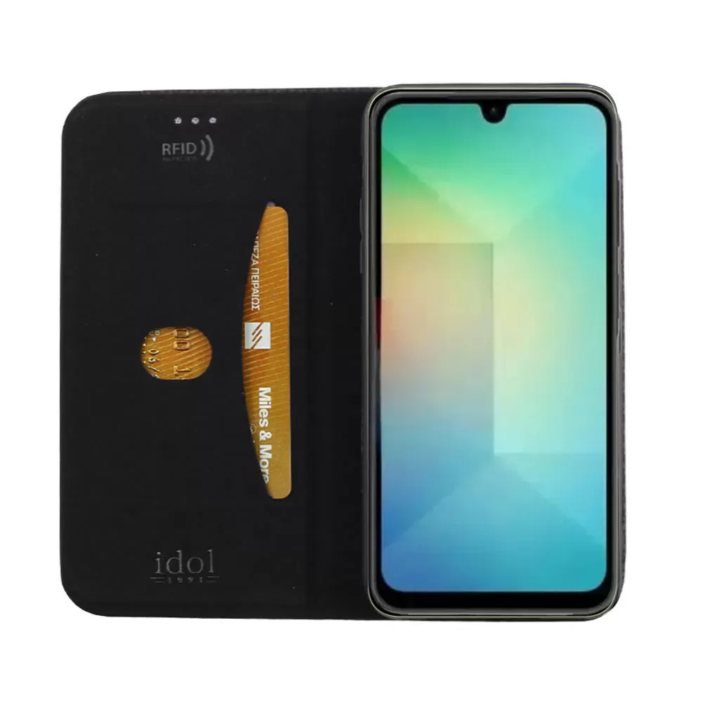 IDOL 1991 ΘΗΚΗ SAMSUNG A26 5G A266 6.64" ELITE ANTI-RFID BOOK STAND BLACK - Image 7