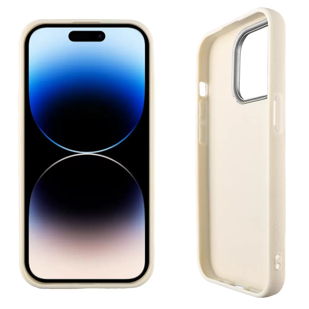 LIME ΘΗΚΗ IPHONE 14 PRO 6.1" FLEXISNAP TPU CAMERA GUARD OFF WHITE - Image 4