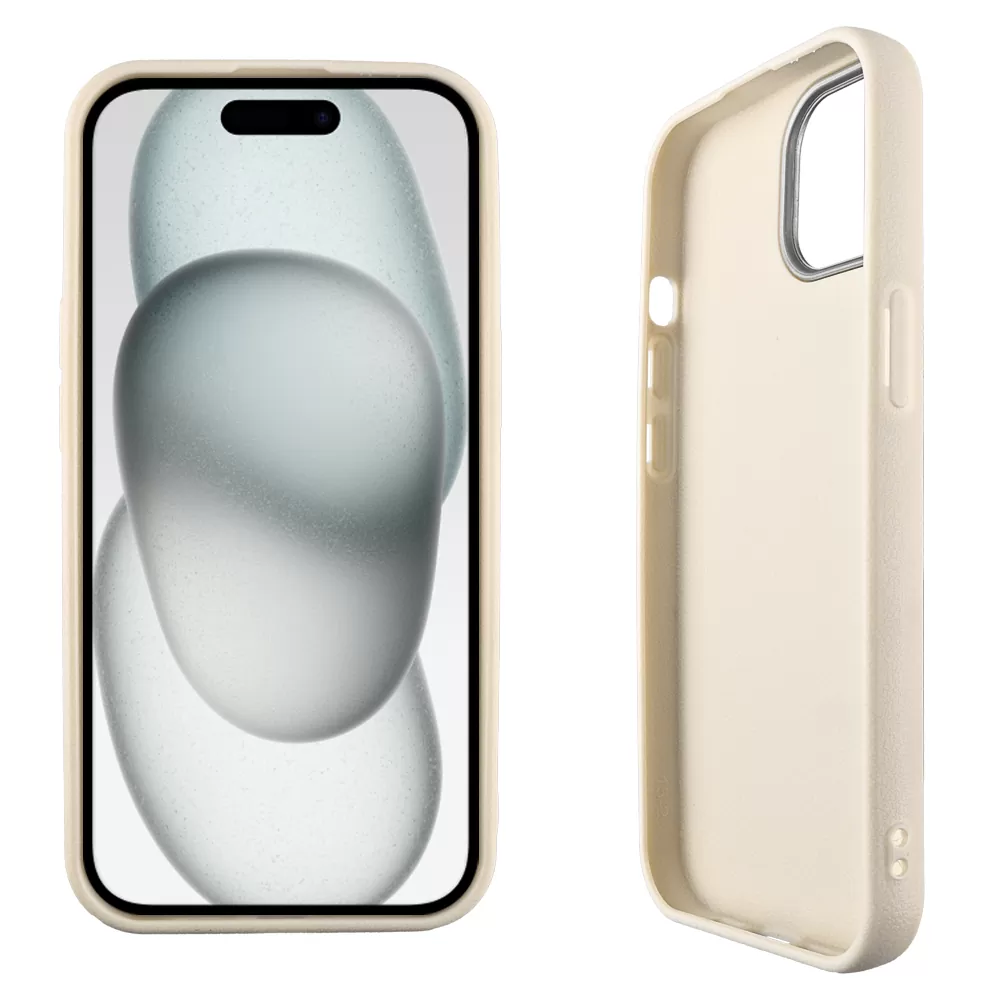 LIME ΘΗΚΗ IPHONE 15 6.1" FLEXISNAP TPU CAMERA GUARD OFF WHITE - Image 4