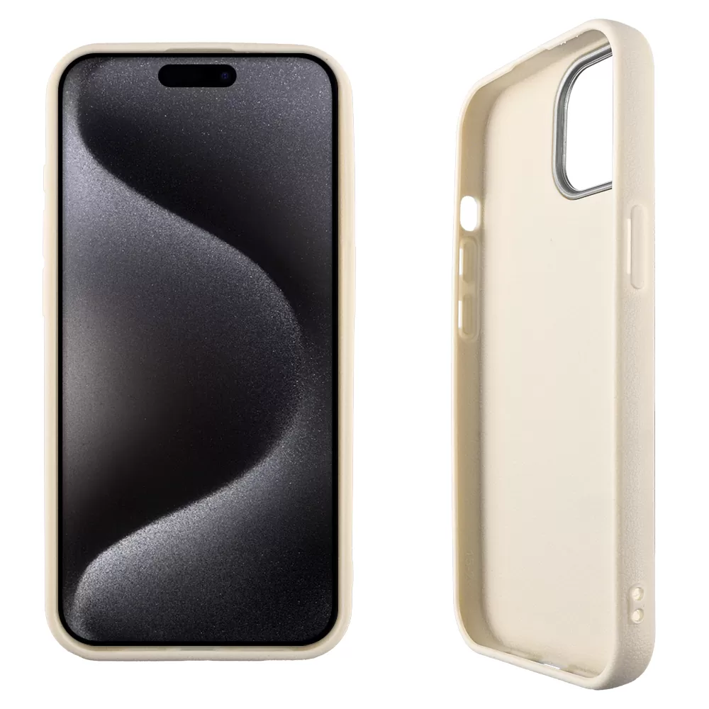 LIME ΘΗΚΗ IPHONE 15 PRO MAX 6.7" FLEXISNAP TPU CAMERA GUARD OFF WHITE - Image 4