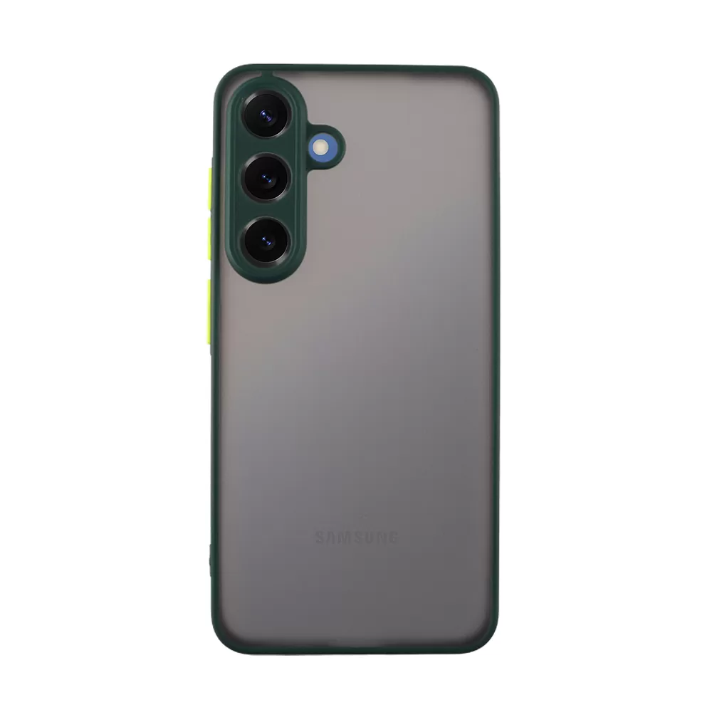 LIME ΘΗΚΗ SAMSUNG S25 5G S931 6.2" HARDSHELL FUSION FULL CAMERA PROTECTION GREEN WITH YELLOW KEYS - Image 6