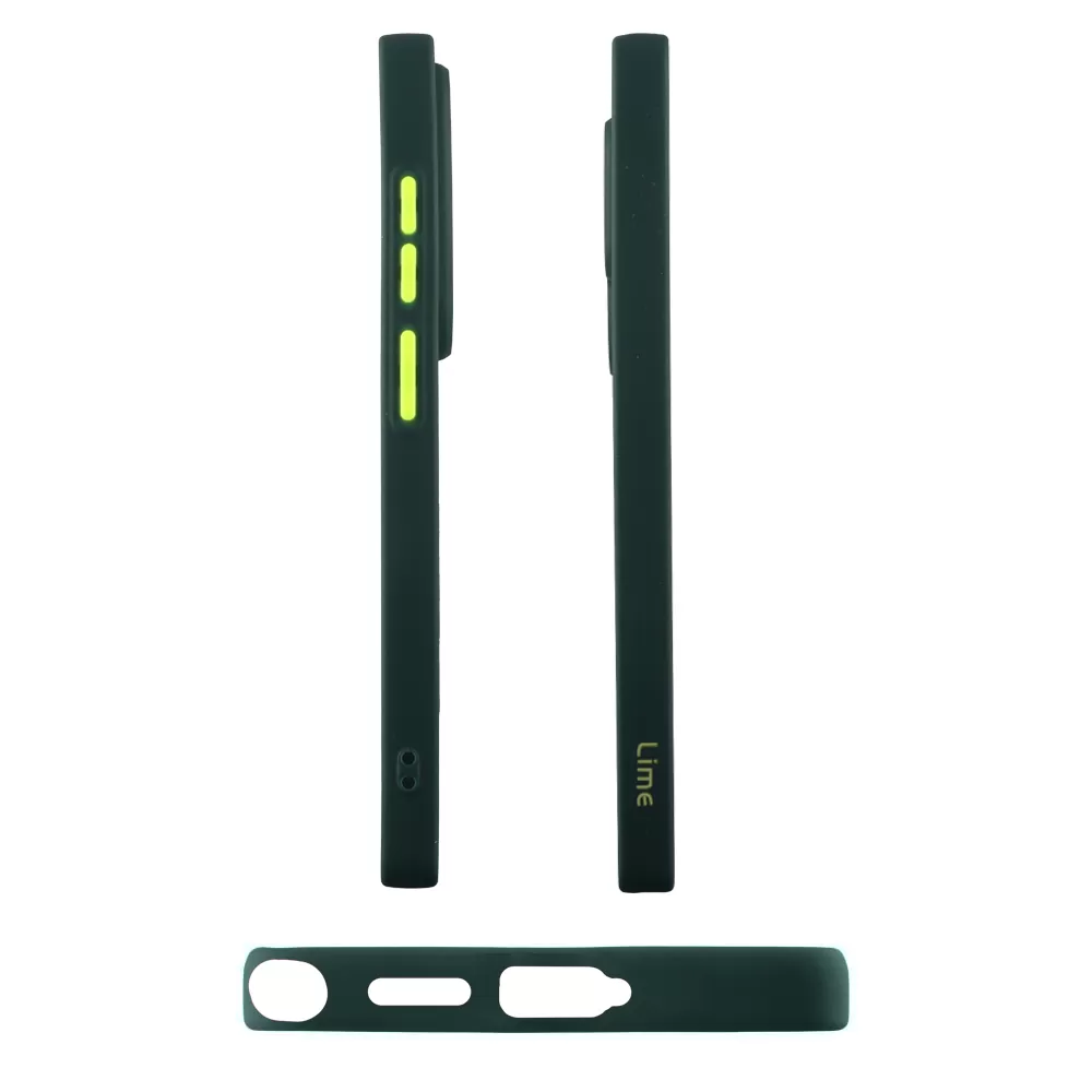 LIME ΘΗΚΗ SAMSUNG S25 ULTRA 5G S938 6.9" HARDSHELL FUSION FULL CAMERA PROTECTION GREEN WITH YELLOW KEYS - Image 5