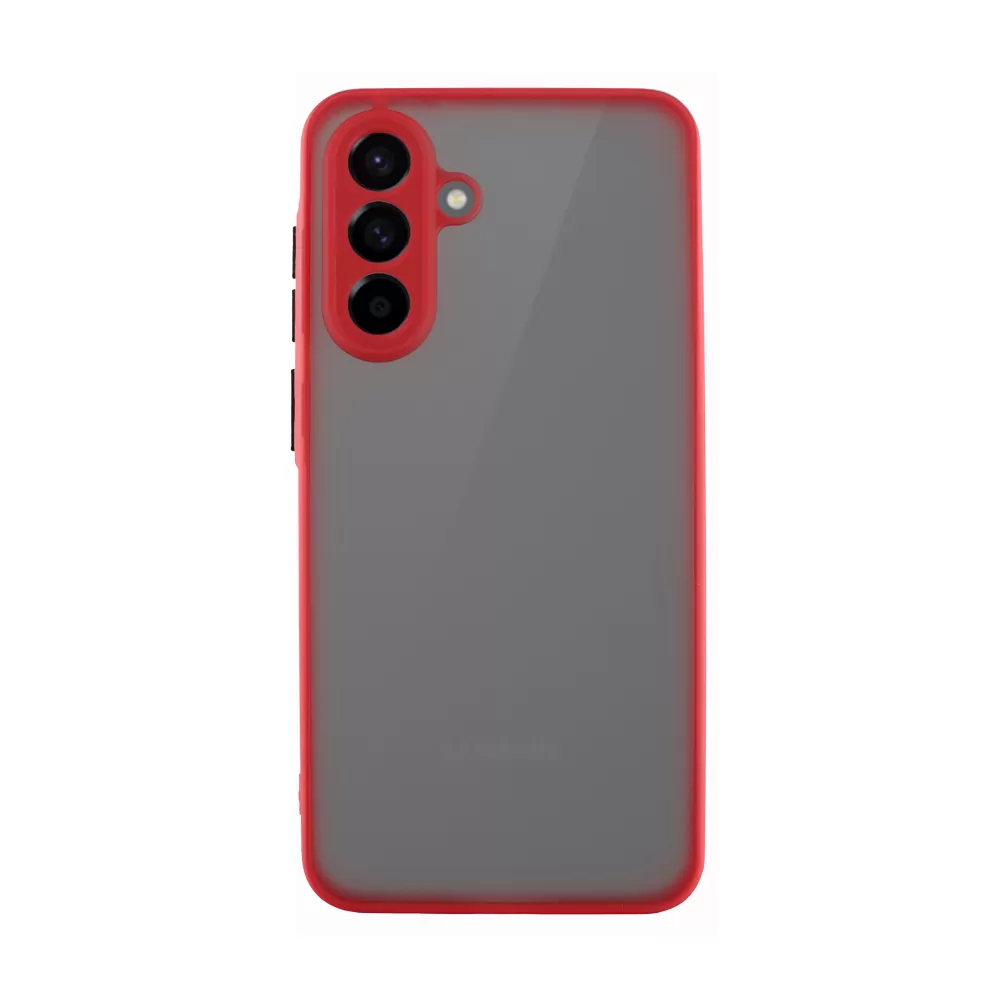 LIME ΘΗΚΗ SAMSUNG A36 5G A366 6.7" HARDSHELL FUSION FULL CAMERA PROTECTION RED WITH BLACK KEYS - Image 6