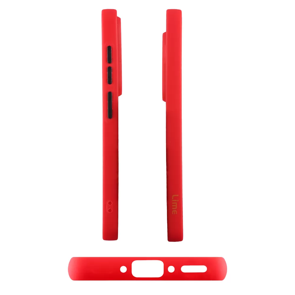 LIME ΘΗΚΗ SAMSUNG A36 5G A366 6.7" HARDSHELL FUSION FULL CAMERA PROTECTION RED WITH BLACK KEYS - Image 5