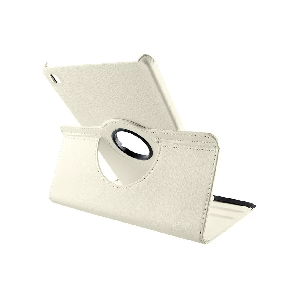 VOLTE-TEL ΘΗΚΗ XIAOMI REDMI PAD SE 8.7" LEATHER BOOK ROTATING STAND OFF WHITE - Image 2