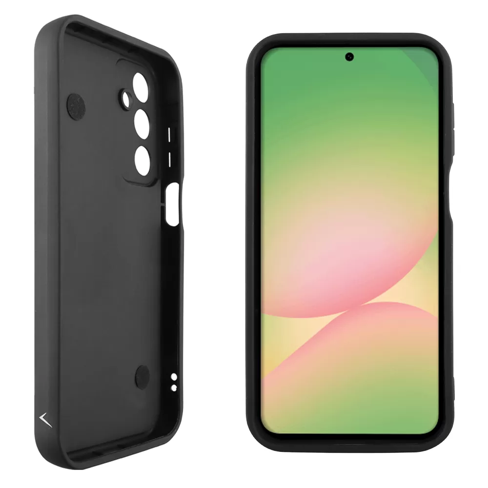 VOLTE-TEL ΘΗΚΗ SAMSUNG A56 5G A566 6.7" SILICON TPU WITH STRAP FULL CAMERA PROTECTION BLACK WITH WHITE BUTTERFLIES - Image 4