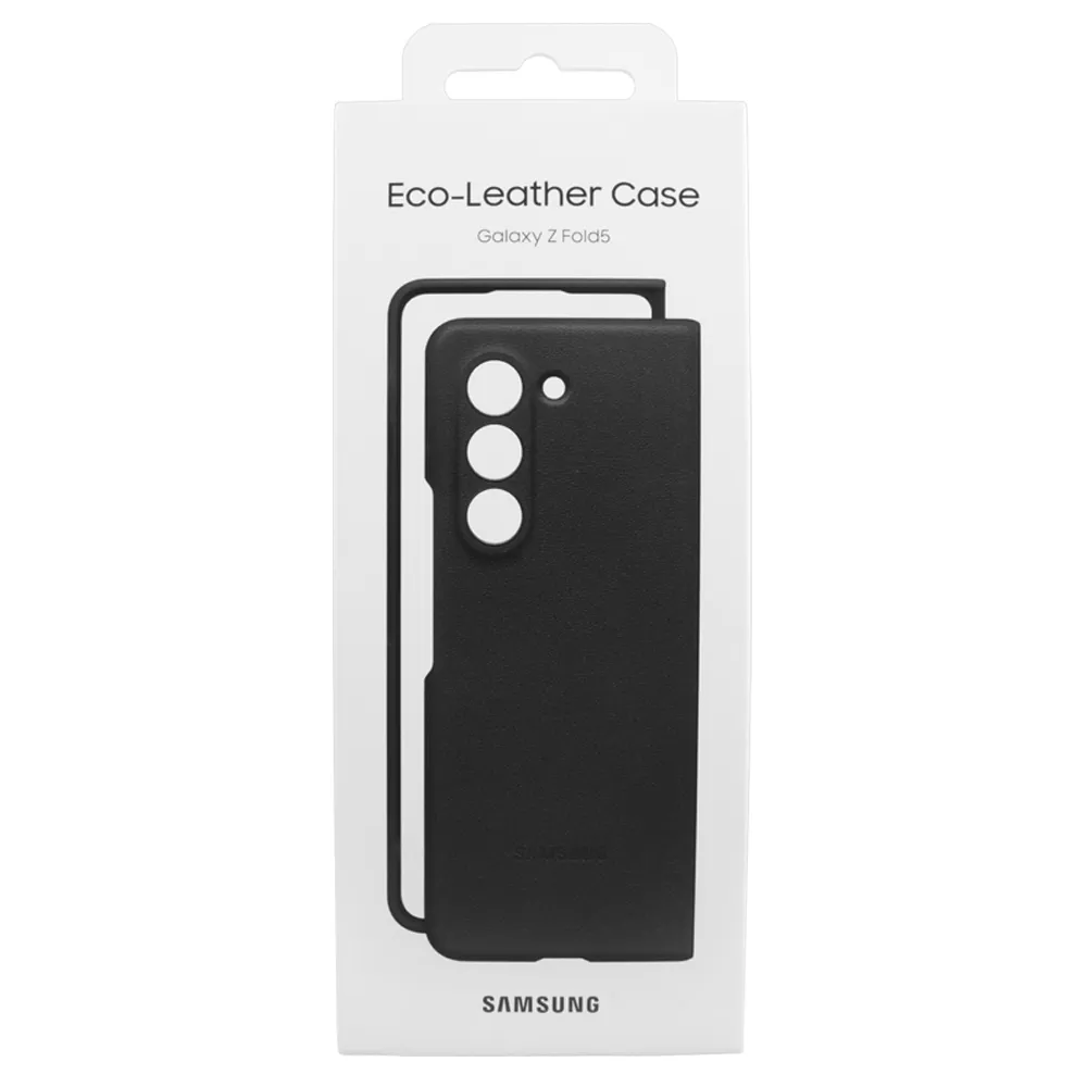 ΘΗΚΗ SAMSUNG Z FOLD 5 5G F946 ECO LEATHER COVER EF-VF946PBEGWW GRAPHITE PACKING OR - Image 2