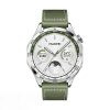SMART WATCH HUAWEI GT 4 46MM 1.43" 55020BGV ΑΔΙΑΒΡΟΧΟ (GREEN WOVEN STRAP) GR