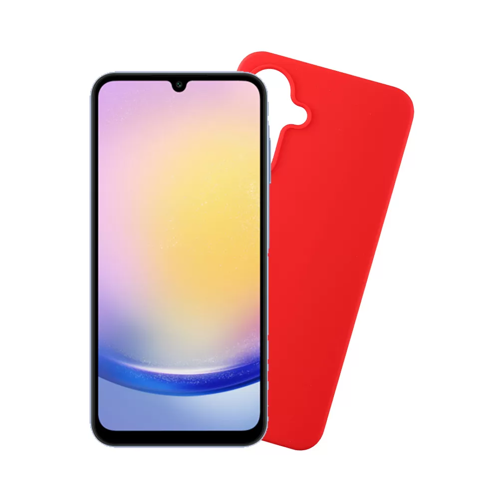 VOLTE-TEL ΘΗΚΗ SAMSUNG A26 5G A266 6.64" SILICON TPU CAMERA GUARD RED