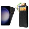 IDOL 1991 ΘΗΚΗ SAMSUNG S23 PLUS 5G S916 6.6" ANTI-RFID LEATHER SMART WALLET CAMERA GUARD BLACK