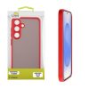 LIME ΘΗΚΗ SAMSUNG S25 5G S931 6.2" HARDSHELL FUSION FULL CAMERA PROTECTION RED WITH BLACK KEYS