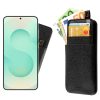 IDOL 1991 ΘΗΚΗ SAMSUNG S25 PLUS 5G S936 6.7" ANTI-RFID LEATHER SMART WALLET CAMERA GUARD BLACK