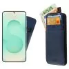 IDOL 1991 ΘΗΚΗ SAMSUNG S25 PLUS 5G S936 6.7" ANTI-RFID LEATHER SMART WALLET CAMERA GUARD BLUE