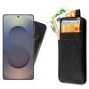 IDOL 1991 ΘΗΚΗ SAMSUNG S25 ULTRA 5G S938 6.9" ANTI-RFID LEATHER SMART WALLET CAMERA GUARD BLACK