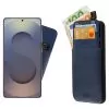 IDOL 1991 ΘΗΚΗ SAMSUNG S25 ULTRA 5G S938 6.9" ANTI-RFID LEATHER SMART WALLET CAMERA GUARD BLUE