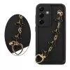 VOLTE-TEL ΘΗΚΗ SAMSUNG S25 5G S931 6.2" SILICON TPU WITH STRAP FULL CAMERA PROTECTION BLACK WITH BLACK BUTTERFLIES