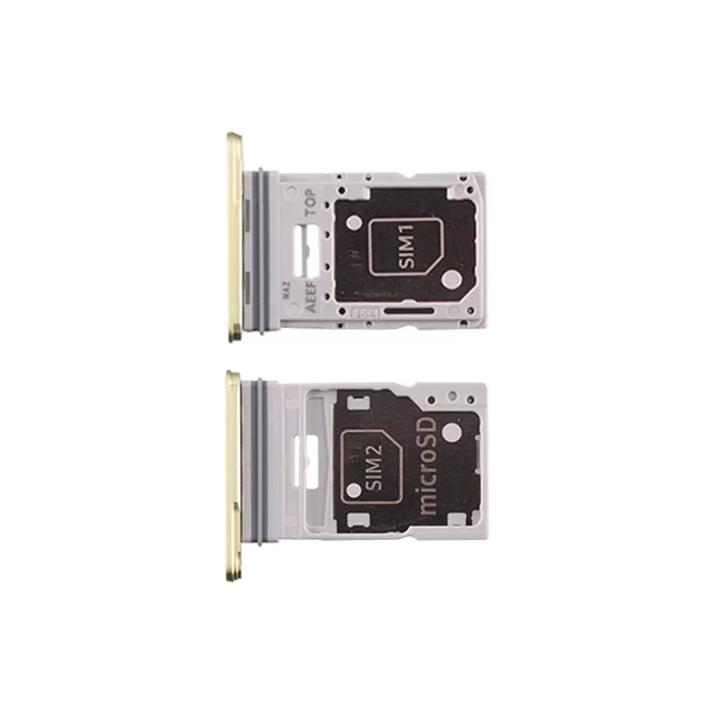 SAMSUNG A55 5G A556 DUAL SIM CARD HOLDER YELLOW GH98-48039D ORIGINAL SERVICE PACK