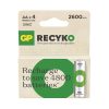 GP ΜΠΑΤΑΡΙΕΣ ΕΠΑΝΑΦΟΡΤΙΖΟΜΕΝΕΣ AA/R6 1.2V 2600mAh NIMH RECYKO READY TO USE 4/BLISTER