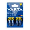 VARTA ΜΠΑΤΑΡΙΕΣ ΑΛΚΑΛΙΚΕΣ AA LR06 1.5V ALKALINE LONGLIFE POWER 4906 4/BLISTER