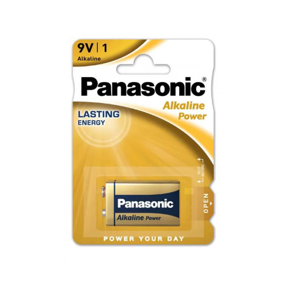 PANASONIC ΜΠΑΤΑΡΙΕΣ ΑΛΚΑΛΙΚΕΣ 9V 6LR61/6LF22 ALKALINE POWER 1/BLISTER