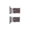 SAMSUNG S24 5G S921/ S24 PLUS 5G S926 DUAL SIM CARD HOLDER BLACK GH98-48906A ORIGINAL SERVICE PACK