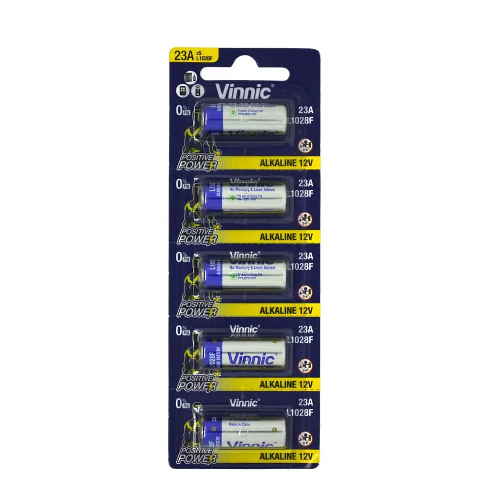 VINNIC ΜΠΑΤΑΡΙΕΣ ΑΛΚΑΛΙΚΕΣ ΤΗΛΕΧΕΙΡΙΣΜΟΥ 23A 12V ALKALINE 1 ΤΕΜ. 5/BLISTER