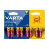 VARTA ΜΠΑΤΑΡΙΕΣ ΑΛΚΑΛΙΚΕΣ AAA LR03 1.5V ALKALINE LONGLIFE MAX POWER 4703 8/BLISTER