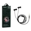 HANDS FREE STEREO ZOPO ER17B UNIVERSAL 3.5mm ALUMINIUM BLACK 1.2M PACKING OR