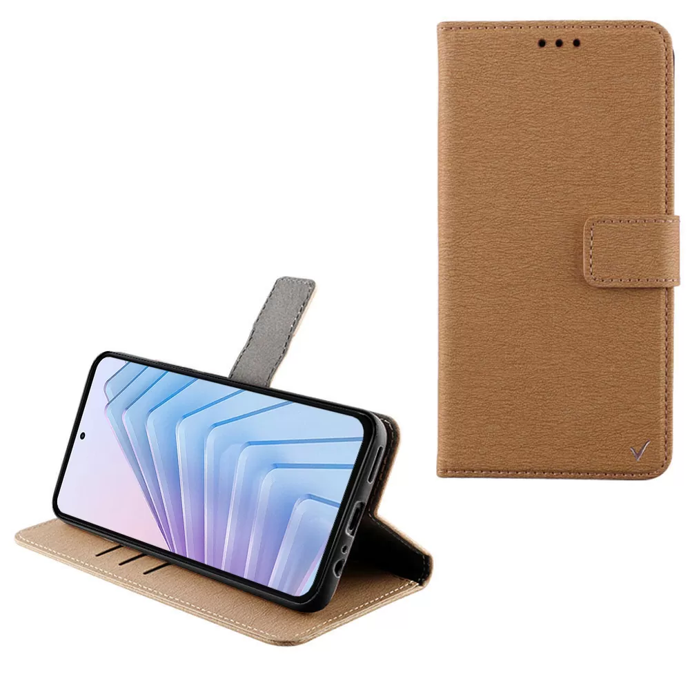 VOLTE-TEL ΘΗΚΗ XIAOMI REDMI NOTE 14 5G 6.67" ALLURE MAGNET BOOK STAND CLIP GOLD