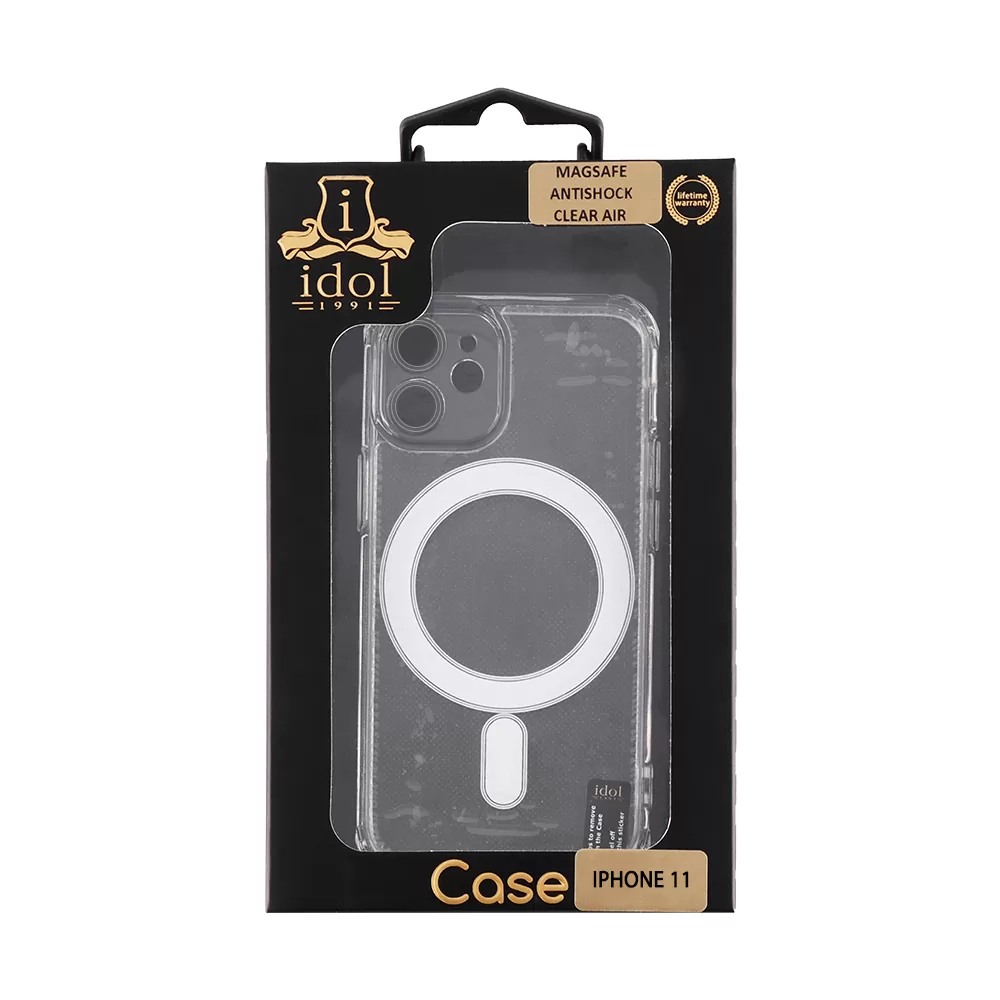 IDOL 1991 ΘΗΚΗ IPHONE 11 6.1" MAGSAFE ANTISHOCK CLEAR AIR BACK COVER TPU FULL CAMERA PROTECTION ΔΙΑΦΑΝΗ - Image 2