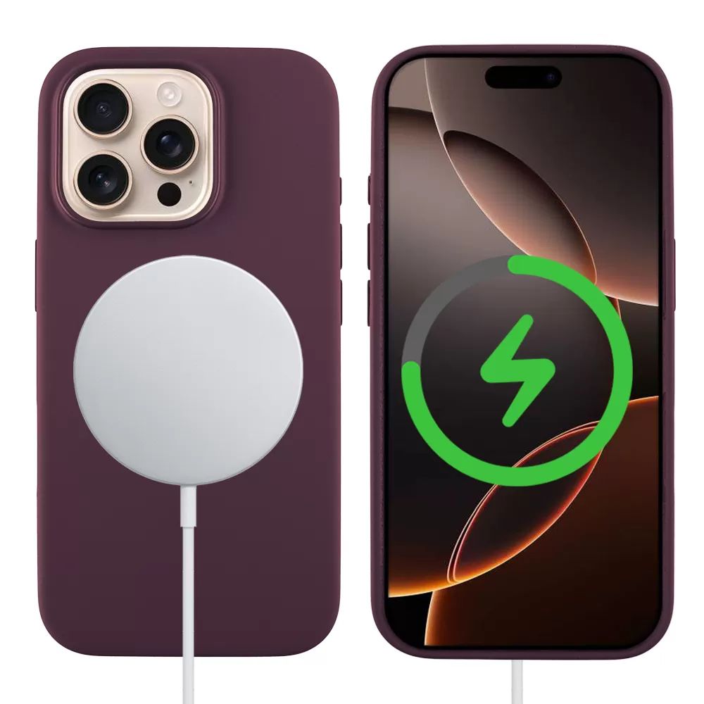 IDOL 1991 ΘΗΚΗ IPHONE 16 PRO MAX 6.9" VELVET MAGSAFE TPU CAMERA GUARD PLUM - Image 6
