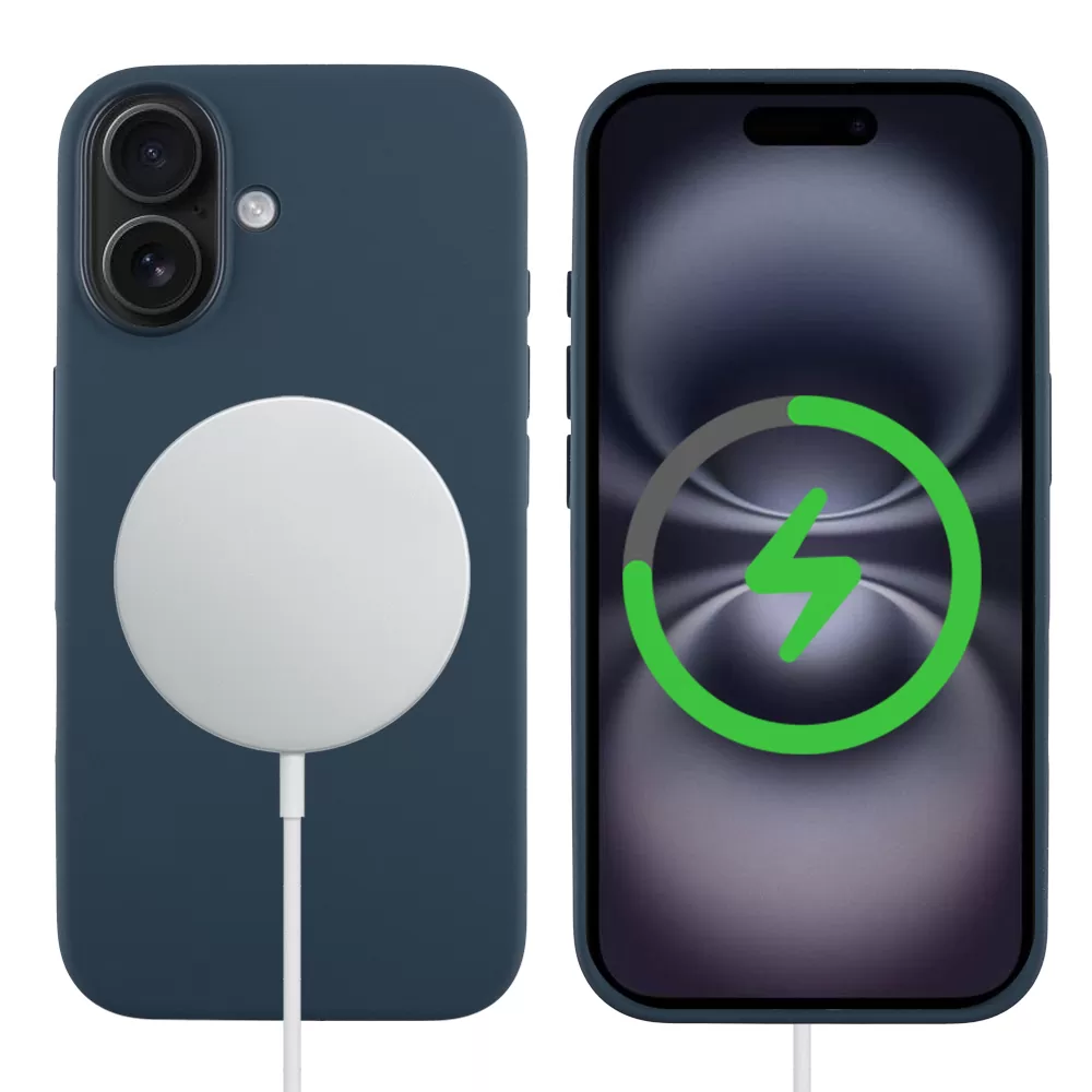 IDOL 1991 ΘΗΚΗ IPHONE 16 PLUS 6.7" VELVET MAGSAFE TPU CAMERA GUARD BLUE - Image 6