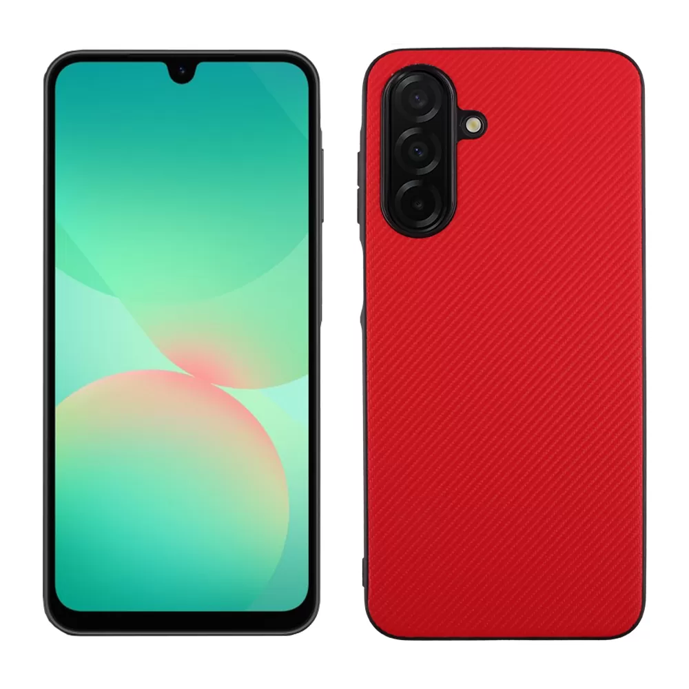 VOLTE-TEL ΘΗΚΗ SAMSUNG A26 5G A266 6.64" CARBON LIFT FULL CAMERA PROTECTION RED - Image 5