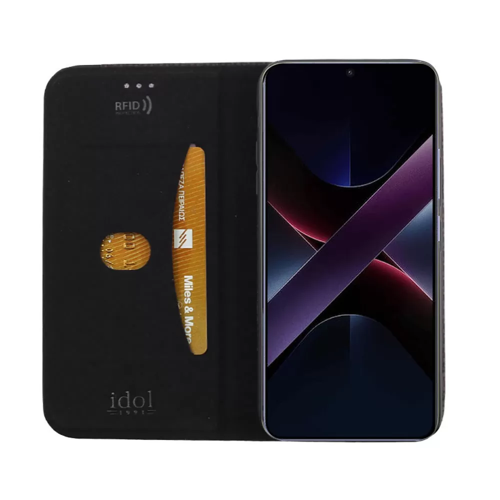 IDOL 1991 ΘΗΚΗ XIAOMI POCO X7 PRO 5G 6.67" ELITE ANTI-RFID BOOK STAND BLACK - Image 7