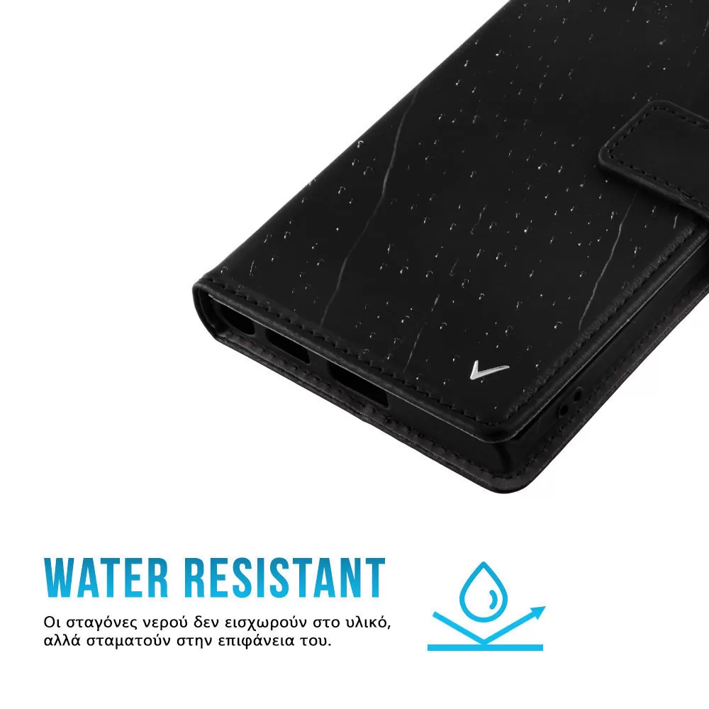 VOLTE-TEL ΘΗΚΗ XIAOMI REDMI NOTE 14 4G 6.67" ALLURE MAGNET BOOK STAND CLIP BLACK - Image 3