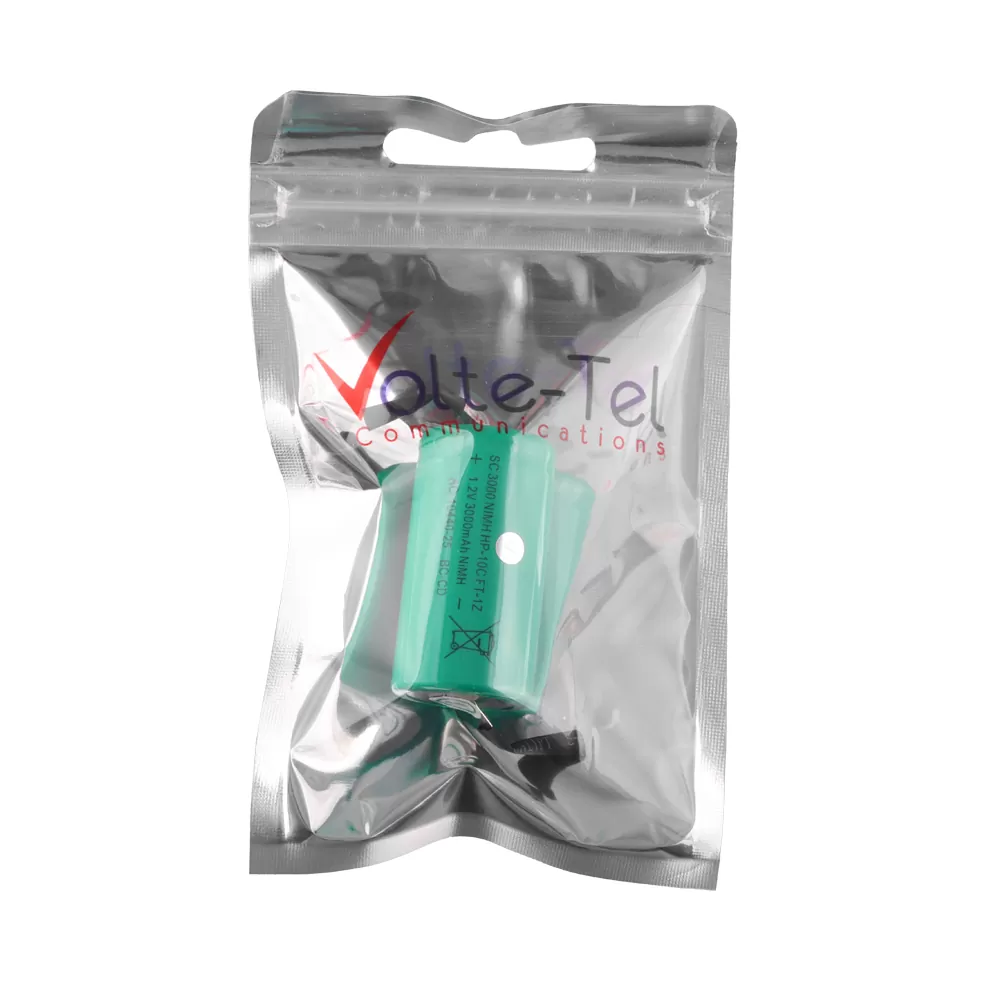 VOLTE-TEL ΜΠΑΤΑΡΙΑ ΕΠΑΝΑΦΟΡΤΙΖΟΜΕΝΗ ΒΑΡΕΛΑΚΙ 1.2V 3000mAh Ni-MH (FT-1Z) με ΛΑΜΑΚΙΑ - Image 2