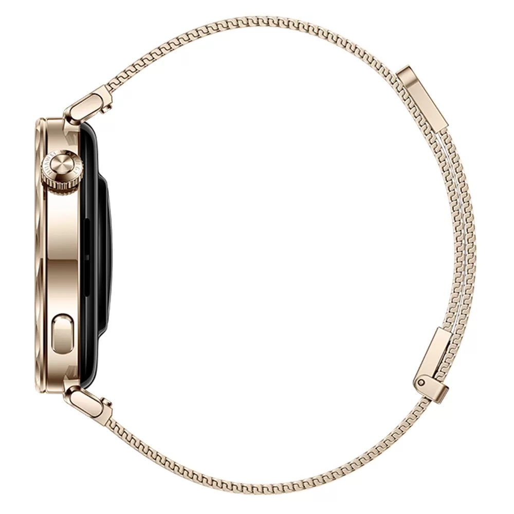 SMART WATCH HUAWEI GT 5 41MM 1.32" 55020DJQ ΑΔΙΑΒΡΟΧΟ (LIGHT GOLD MILANESE STRAP) GR - Image 3