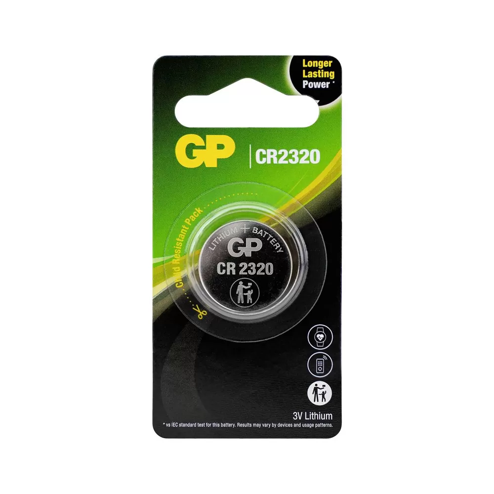 GP ΜΠΑΤΑΡΙΕΣ ΝΟΜΙΣΜΑΤΟΣ ΛΙΘΙΟΥ CR2320 3V Li-ion 1/BLISTER