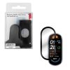 VOLTE-TEL TEMPERED PLEXI GLASS XIAOMI SMART BAND 9/9NF 3D EDGE 1.62" 9H 0.30mm FULL COVER WITH INSTALLATION TOOL BLACK