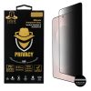 IDOL 1991 TEMPERED GLASS SAMSUNG S25 EDGE 5G 6.66" 9H 0.20mm PRIVACY ANTISPY SEMI CURVED FULL GLUE ULTRA THIN BLACK