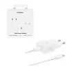 TRAVEL SAMSUNG EP-T2510XWEGEU TYPE C 5V 3A/9V 2.77A/20V 2.25A 25W FAST CHARGE+USB DATA TYPE C TO TYPE C 5A WHITE PACKING OR