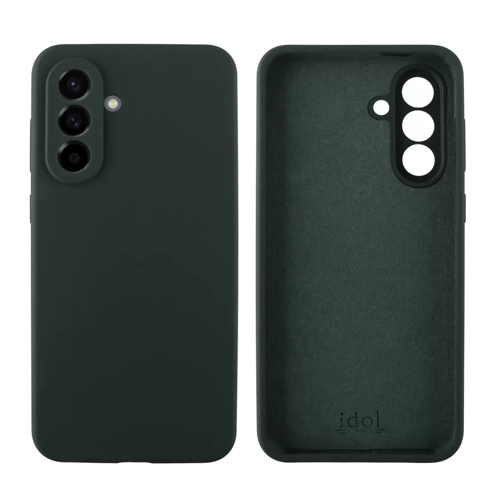 IDOL 1991 ΘΗΚΗ SAMSUNG A56 5G A566 6.7" VELVET ELITE TPU 4 SIDE FULL CAMERA PROTECTION DARK GREEN