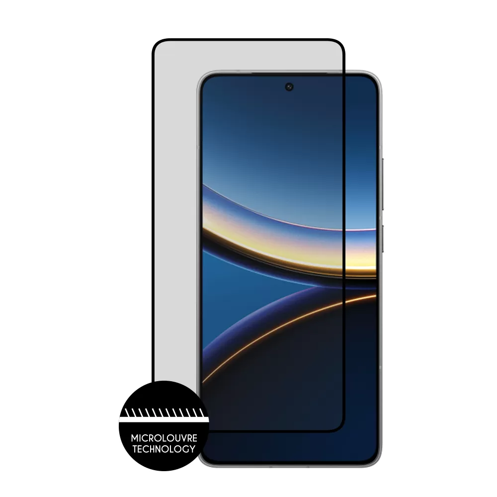 IDOL 1991 TEMPERED GLASS XIAOMI POCO F7 PRO 6.67" 9H 0.25mm PRIVACY ANTISPY SEMI CURVED FULL GLUE BLACK - Image 6