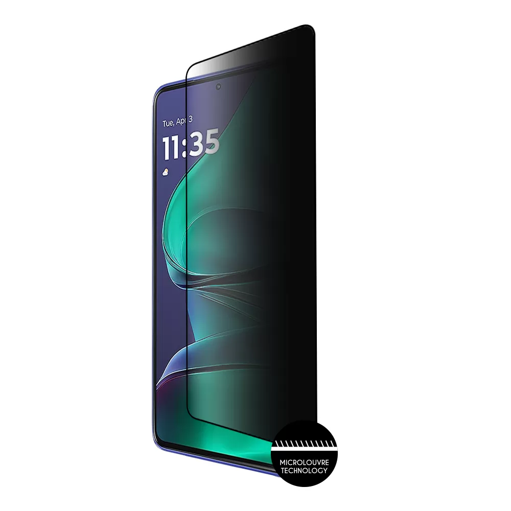 IDOL 1991 TEMPERED GLASS MOTOROLA MOTO G 5G 2025 6.7" 9H 0.25mm PRIVACY ANTISPY SEMI CURVED FULL GLUE BLACK - Image 7