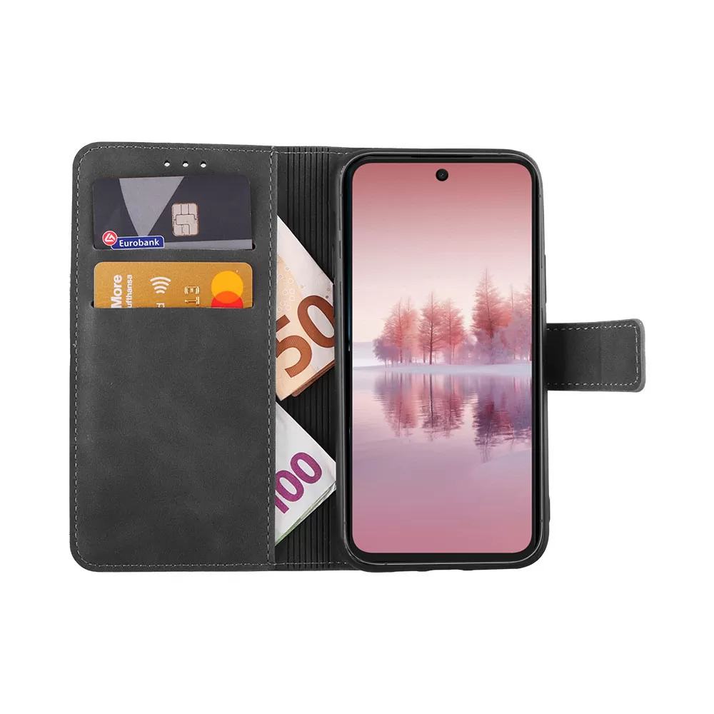 LIME ΘΗΚΗ TCL 60 SE NXTPAPER 6.67" ESSENTIAL MAGNET BOOK STAND CLIP GREY - Image 5