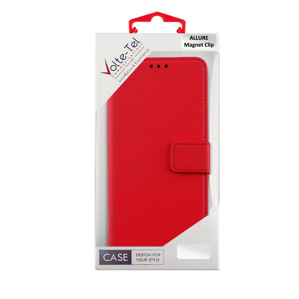 VOLTE-TEL ΘΗΚΗ XIAOMI REDMI NOTE 14 PRO 4G 6.67" ALLURE MAGNET BOOK STAND CLIP RED - Image 2