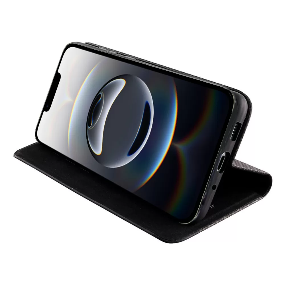 IDOL 1991 ΘΗΚΗ IPHONE 16E 6.1" ELITE ANTI-RFID BOOK STAND BLACK - Image 4