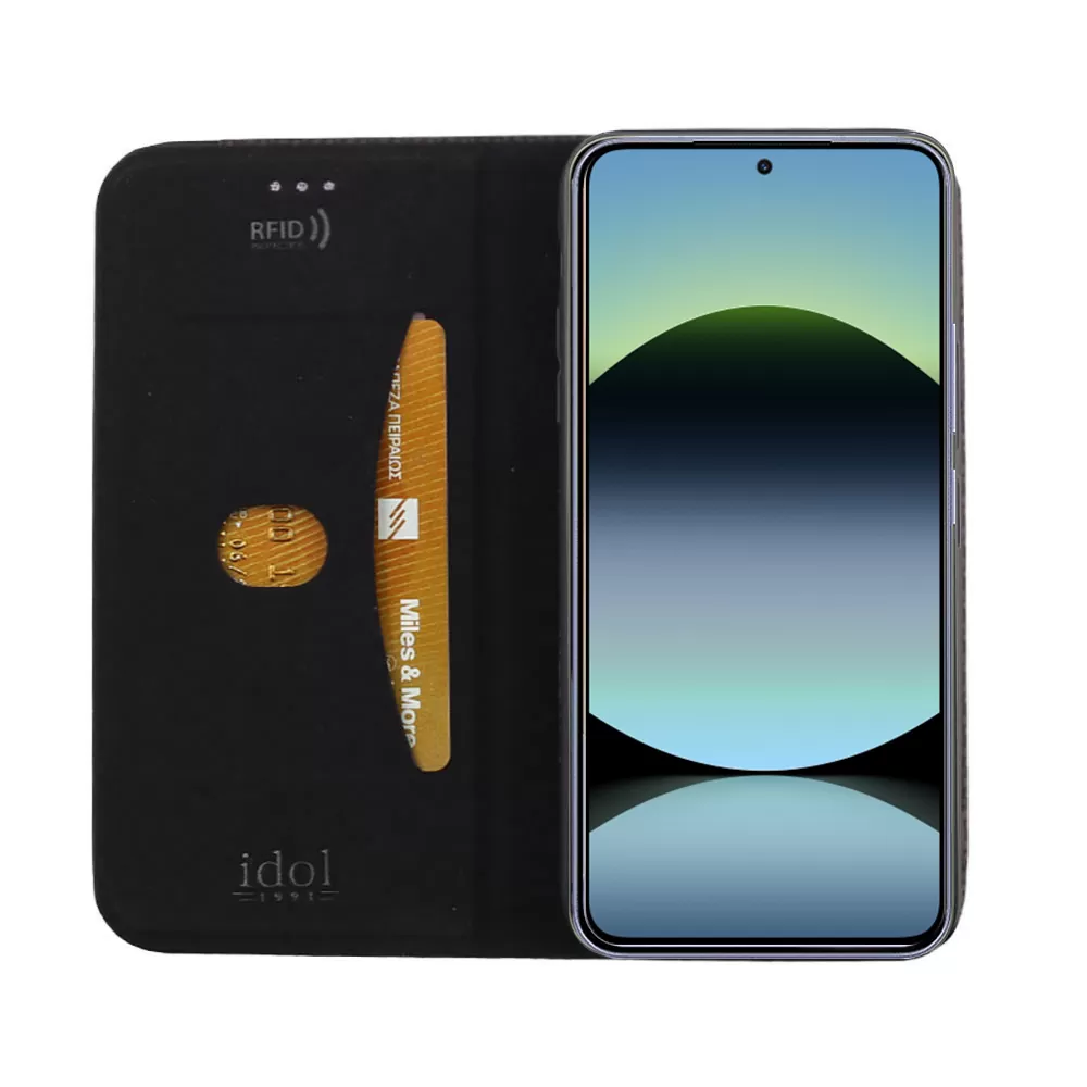 IDOL 1991 ΘΗΚΗ XIAOMI REDMI NOTE 14 4G 6.67" ELITE ANTI-RFID BOOK STAND BLACK - Image 7