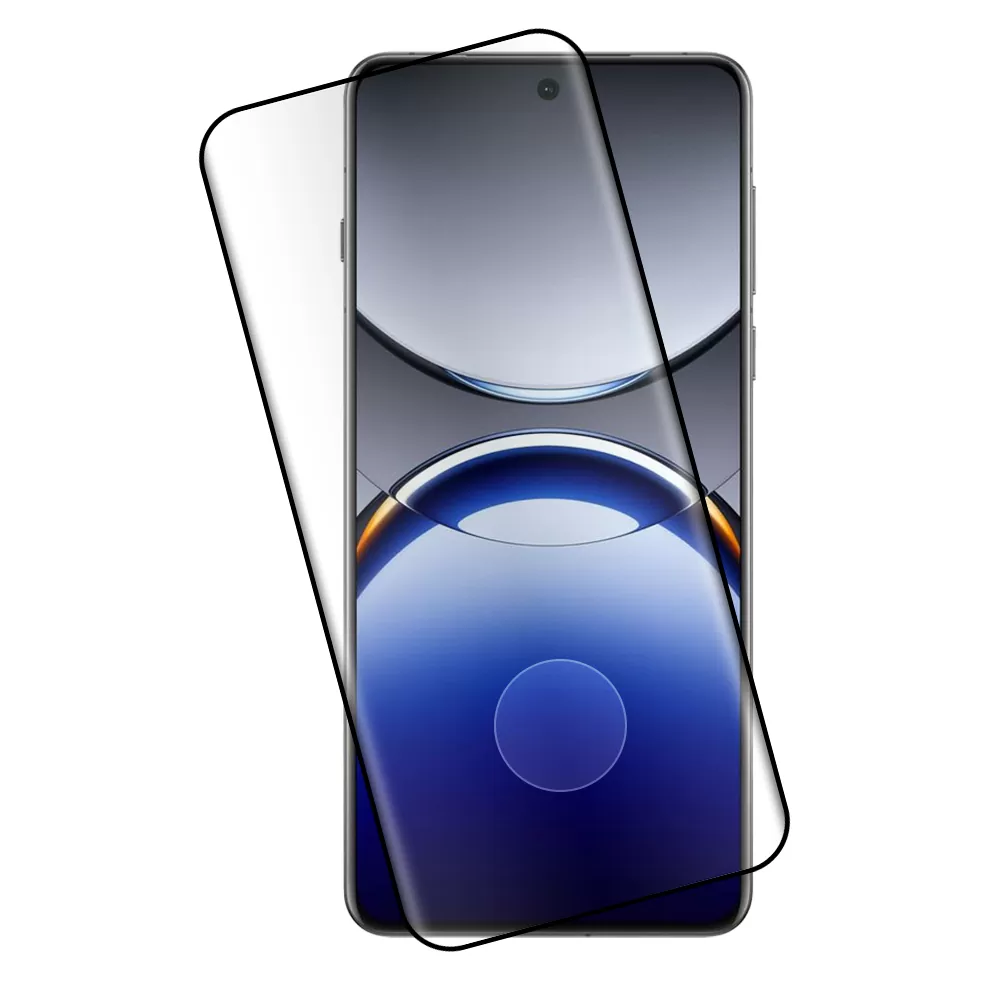 IDOL 1991 TEMPERED GLASS OPPO FIND X8 PRO 5G 6.78" 9H 0.30mm 3D EDGE GLUE SEMI CURVED FINGER UNLOCK BLACK